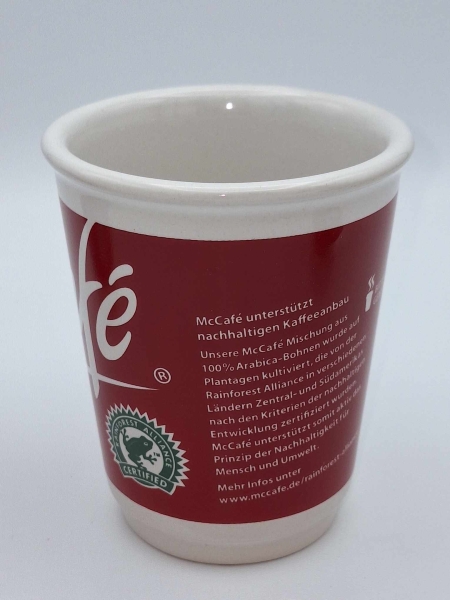 3x rote McCafe Tassen von 2008
